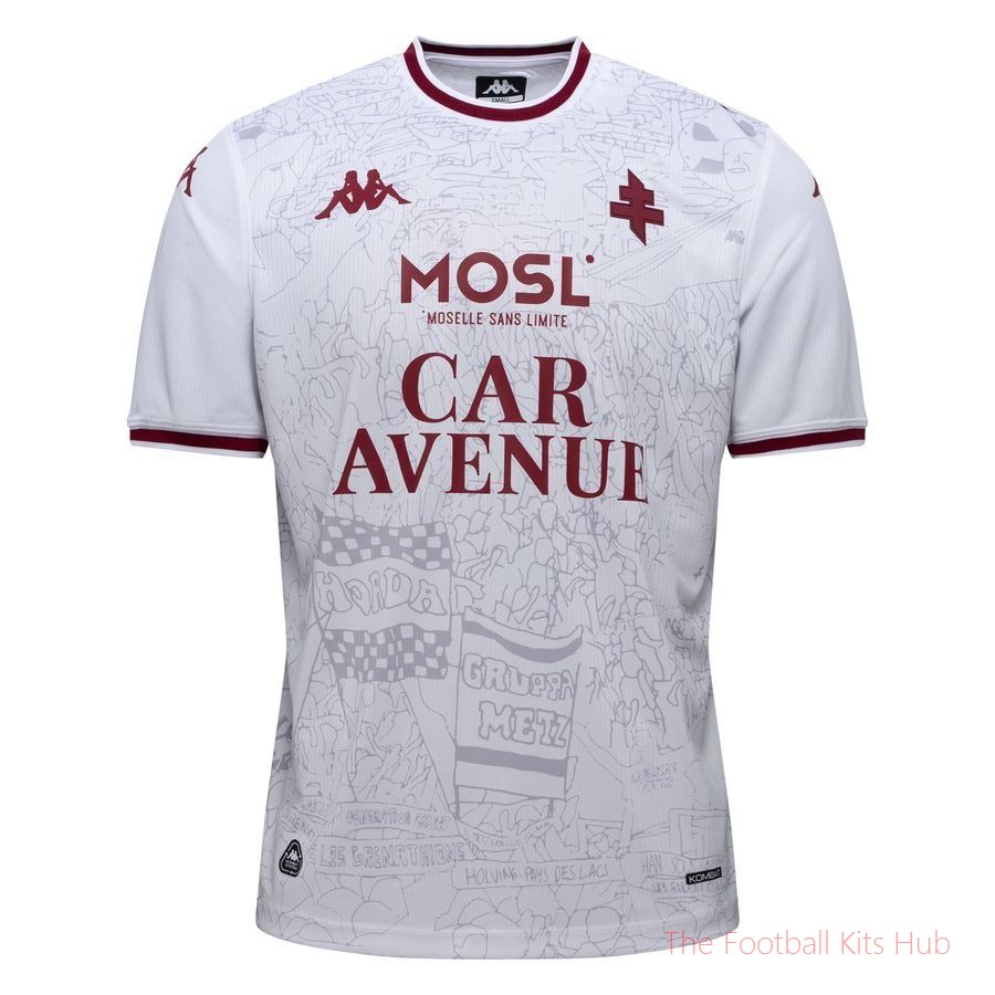 Vibrant Metz 202526 Away Shirt 2025/26 Sports Selection-Unisoccer Shop