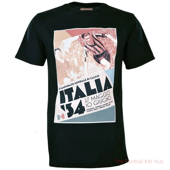 Supreme Pennarello World Black T-Shirt 1934 Sports Selection-Unisoccer Shop