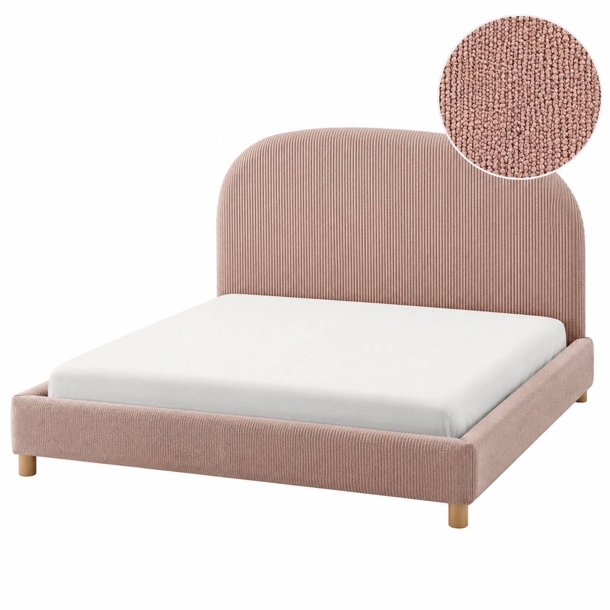 Cama Moderna Pana Rosa Nude
