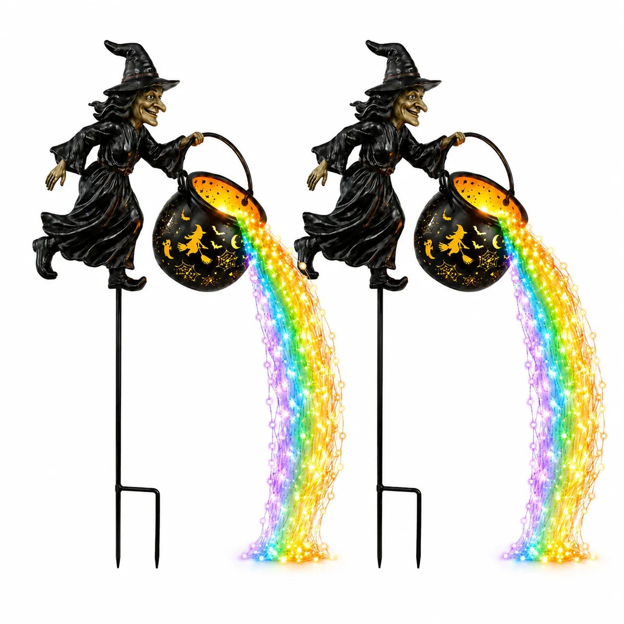 🔥 49% OFF Halloween Early Bird Sale 🎃 Halloween Witch Cauldron Garden Light