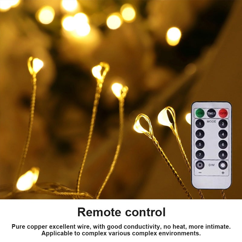 🎄 2026 Christmas Early Bird | 50% OFF 🔥 LED Copper Wire Firecracker Light String