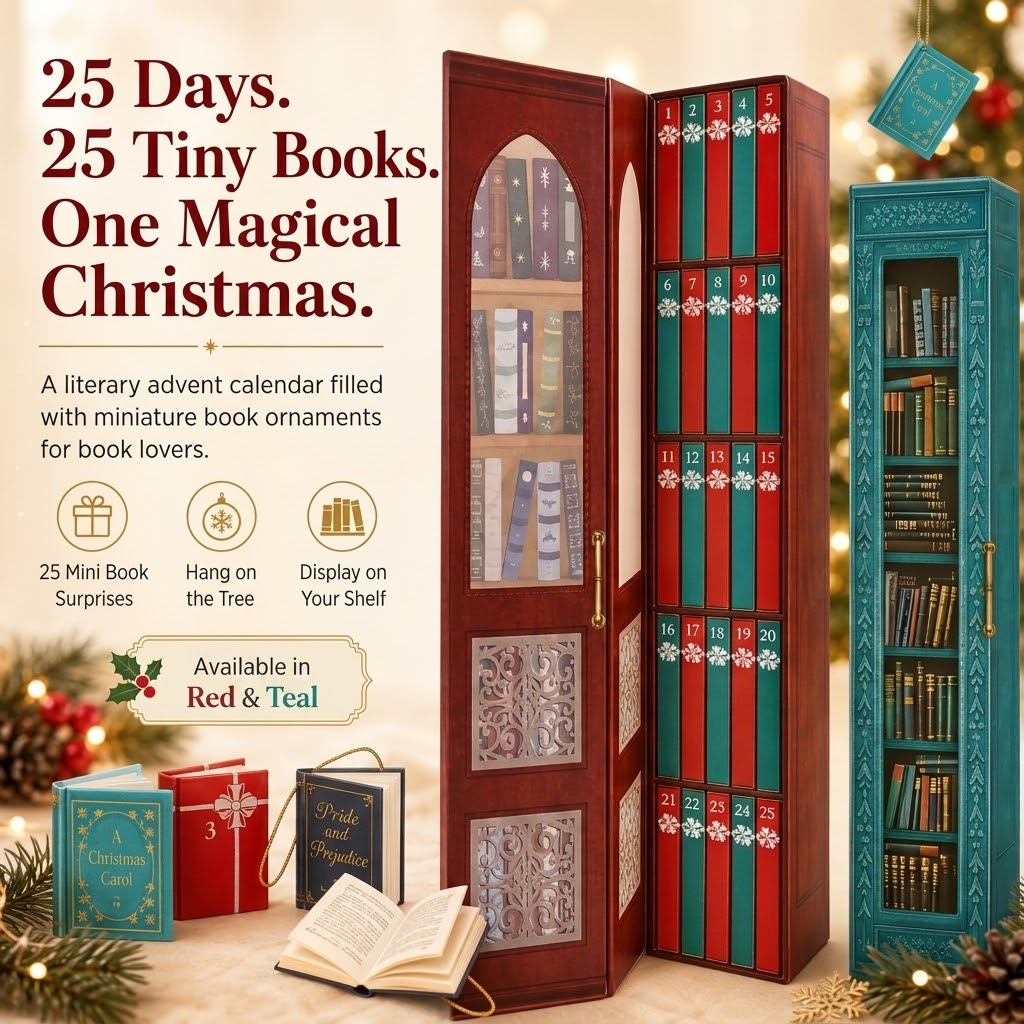 📚 25-Day Mini Book Advent Calendar – A Book Lover's Christmas Countdown
