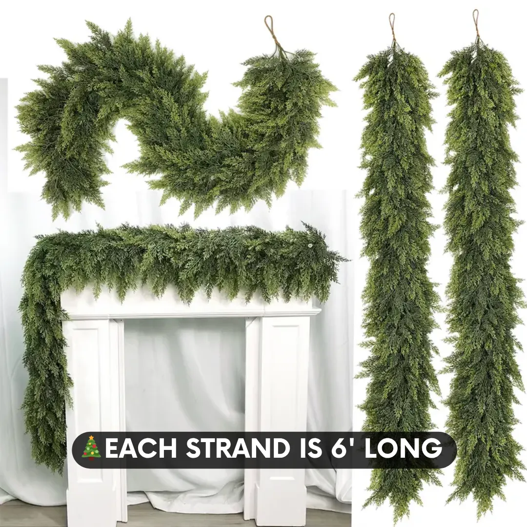 🔥 2026 Seasonal Cedar Garland Holiday Decor- Early Bird Special (Beat the Price Hike!)