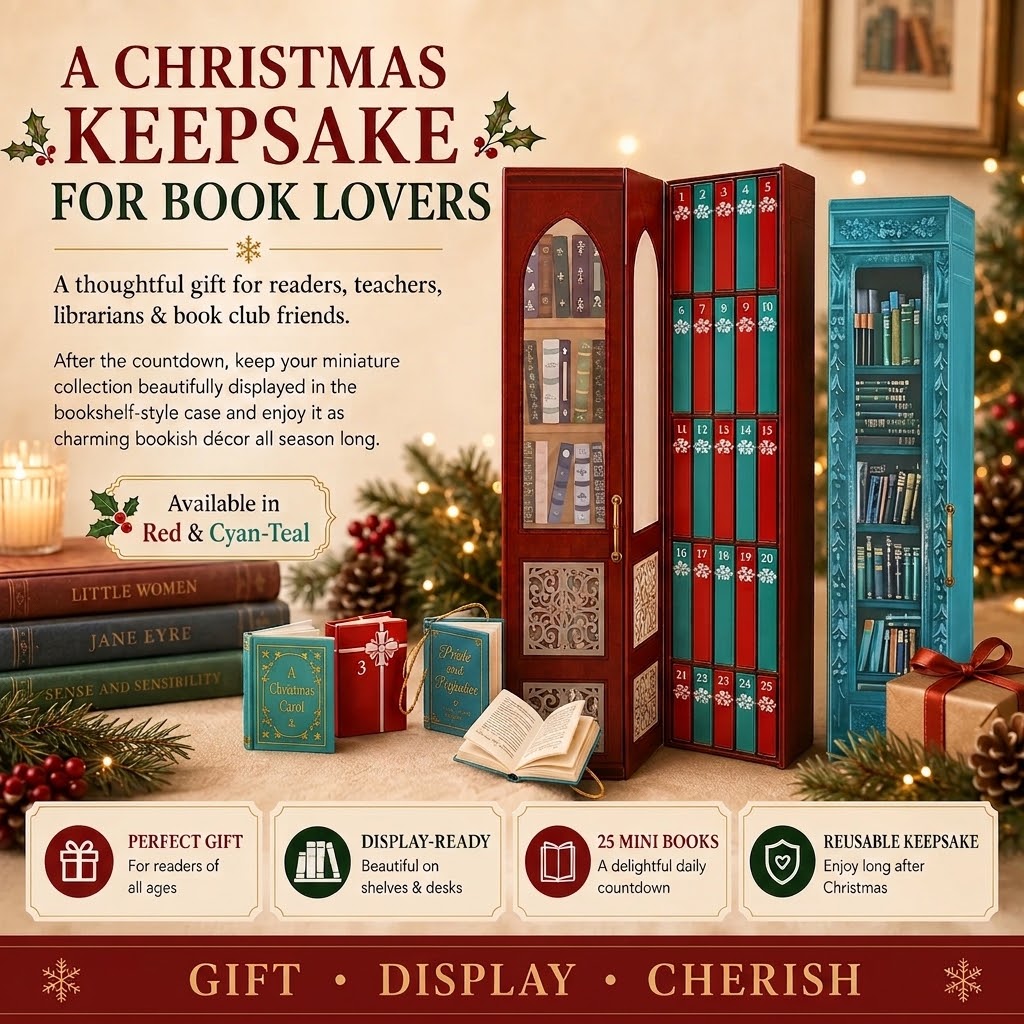 📚 25-Day Mini Book Advent Calendar – A Book Lover's Christmas Countdown