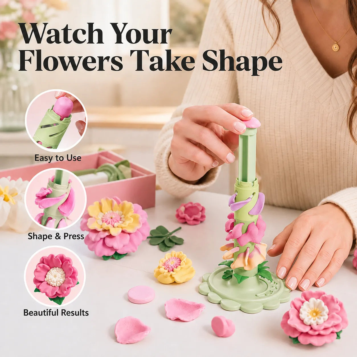 🌺DIY Blooming Flower Bouquet Craft Kit