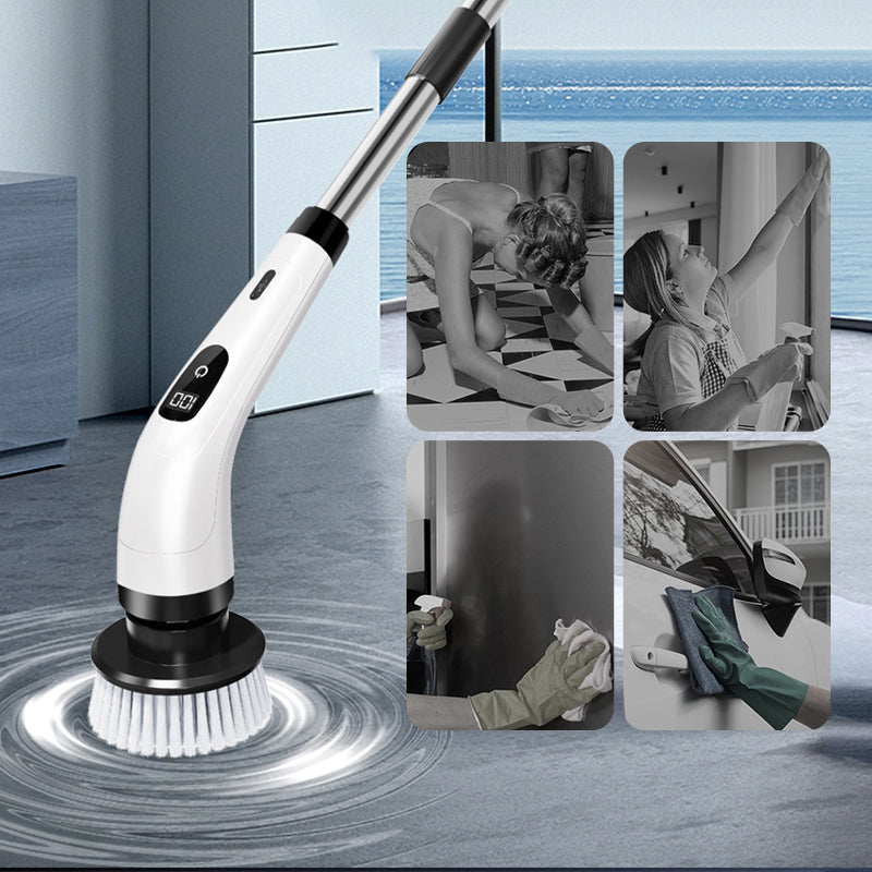 8-in-1 Electric Spin Scrubber & Cleaning Brush