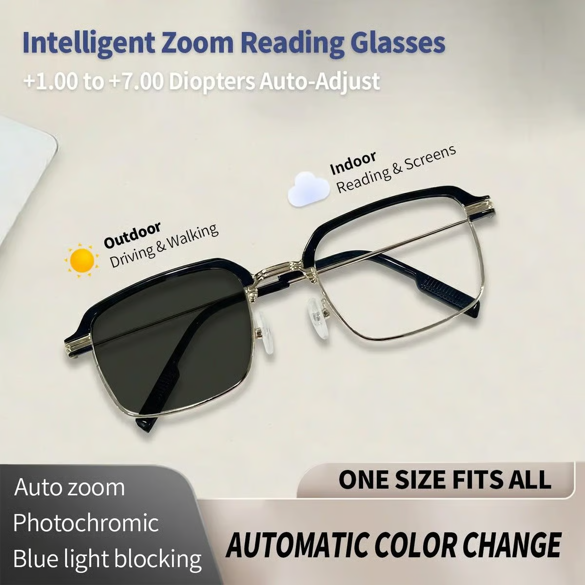 👓✨ Auto-Adjusting HD Reading Glasses