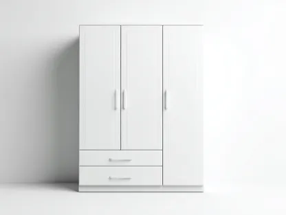 Armoire en bois MDF 140x50x185 cm - blanc - design moderne pour chambre-Hanaycasa