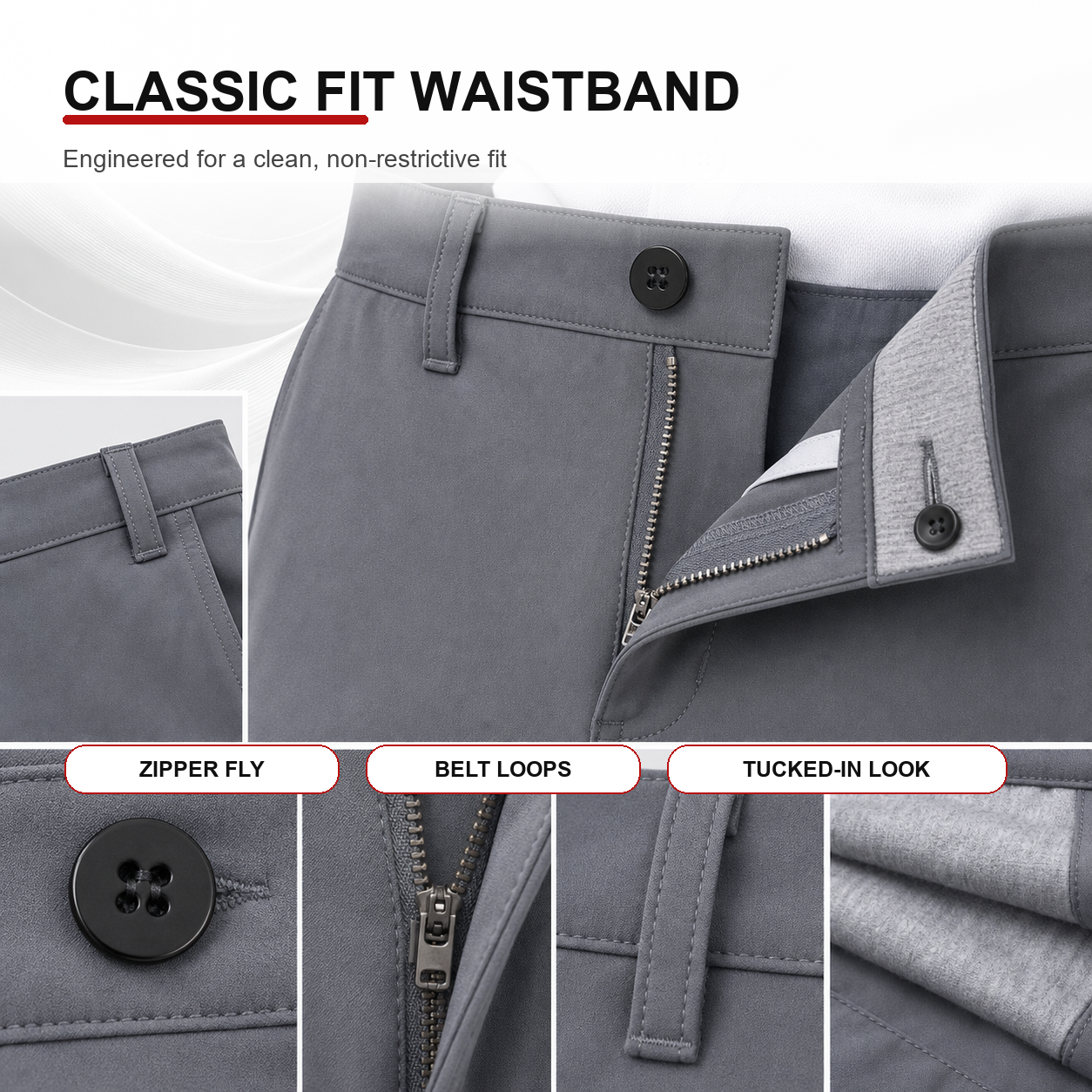 Classic Fit Waistband