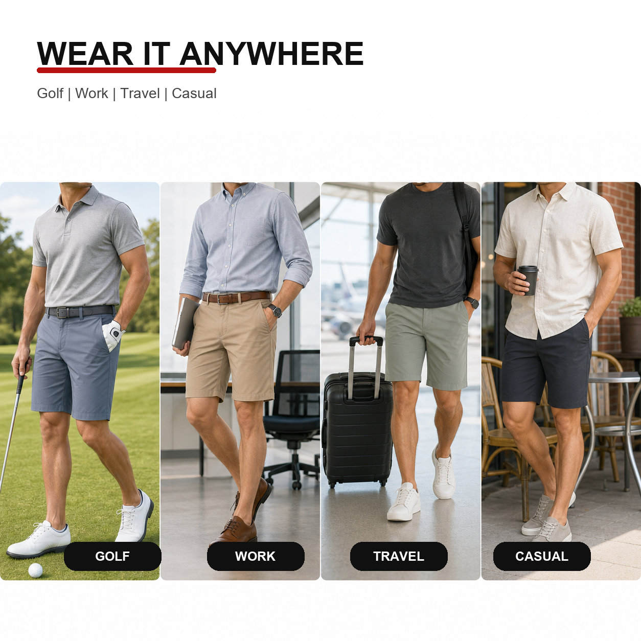 Golf Work Travel Casual Lifestyle