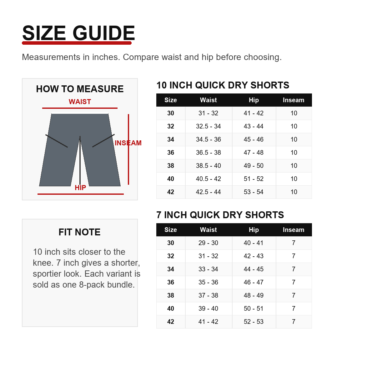 Size Guide
