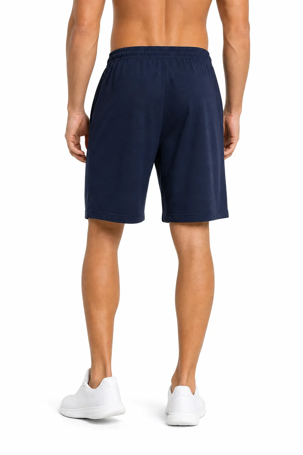 Men's Cotton Jersey Lounge Shorts 8-Pack Mixed Color Set - Lightweight 9 Inch Inseam Casual Active Shorts