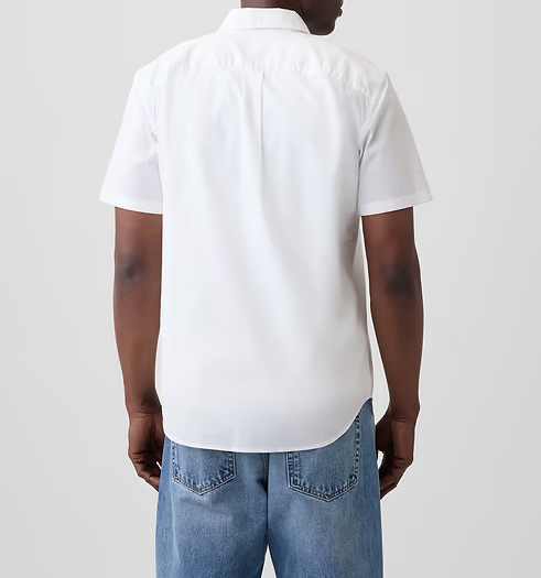 Men's Stretch Poplin Short Sleeve Shirts 8-Pack - Mixed Print Standard Fit