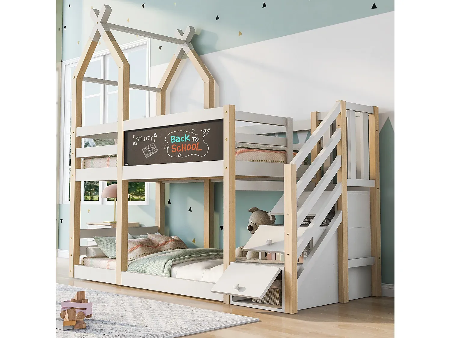 Schlafzimmer,Bereich Bett,Etagenbett-Decorvorae