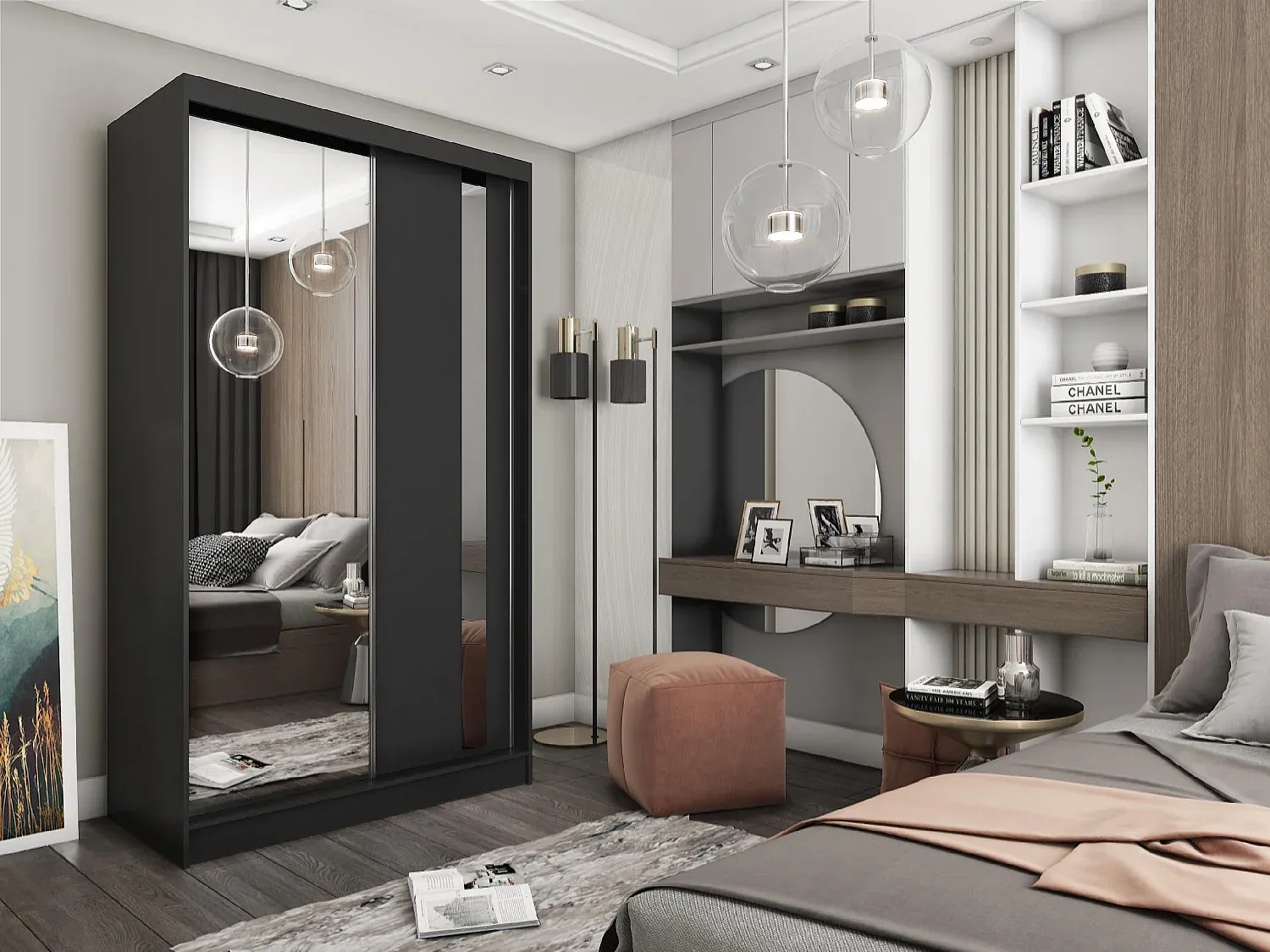 Schlafzimmer,Schlafzimmermöbel,Kleiderschrank-Decorvorae