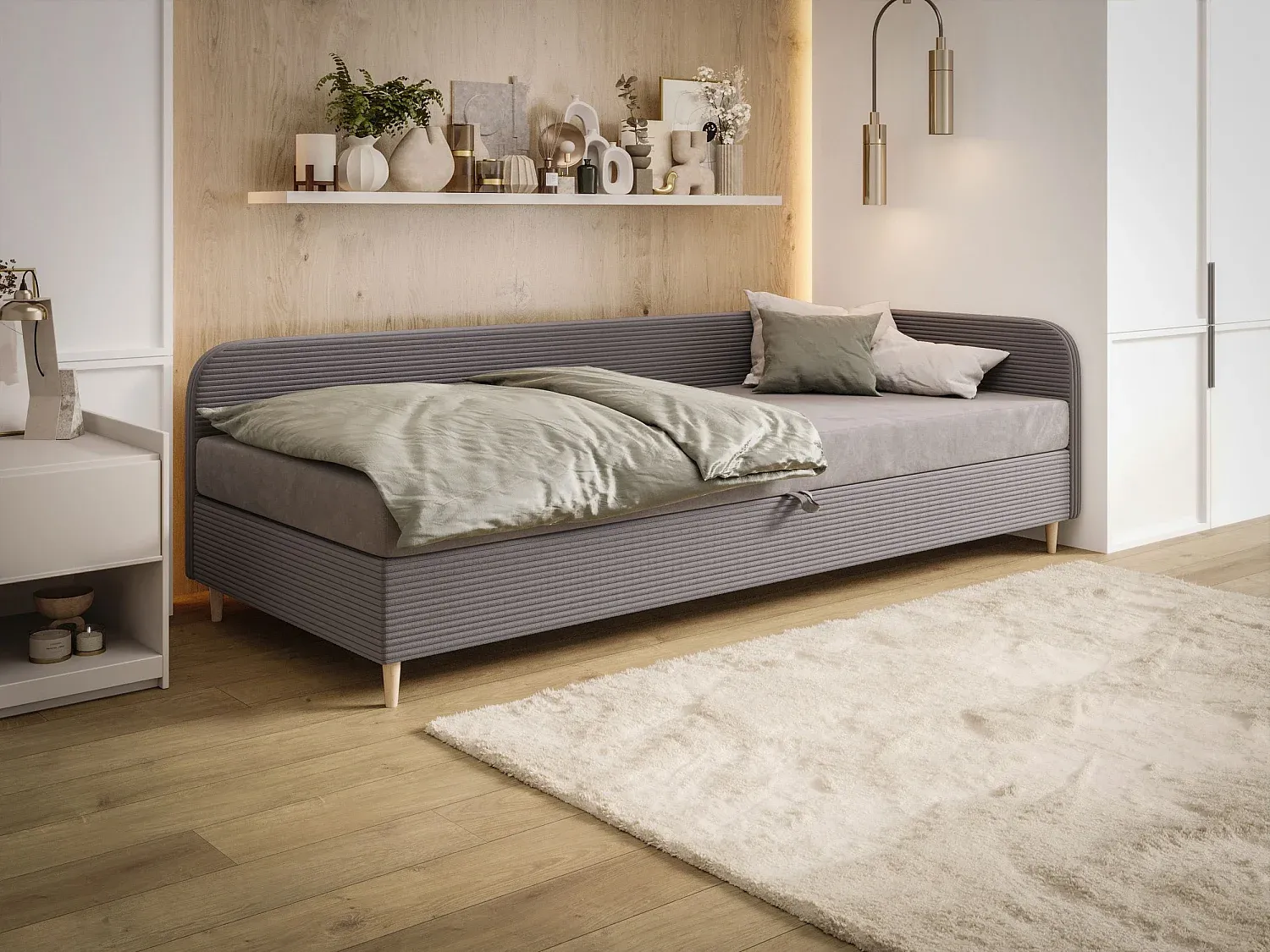 Schlafzimmer,Bereich Bett,Boxspringbett-Decorvorae