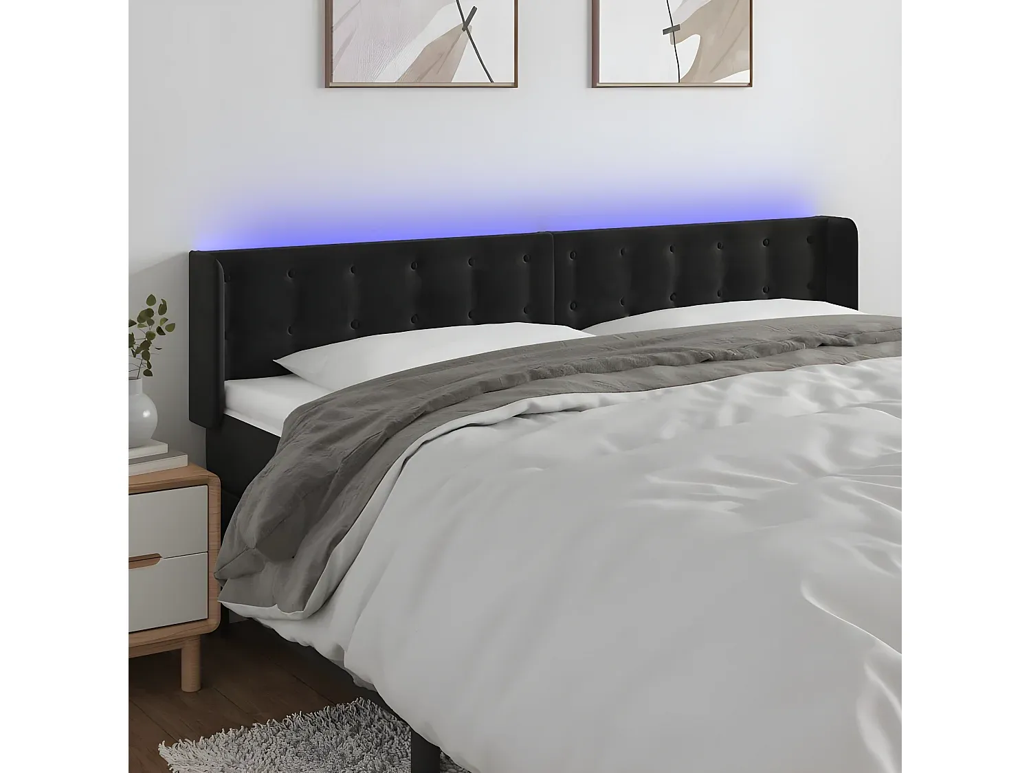 Schlafzimmer,Bettkopfteil und Bettüberbau,Bettkopfteil-Decorvorae