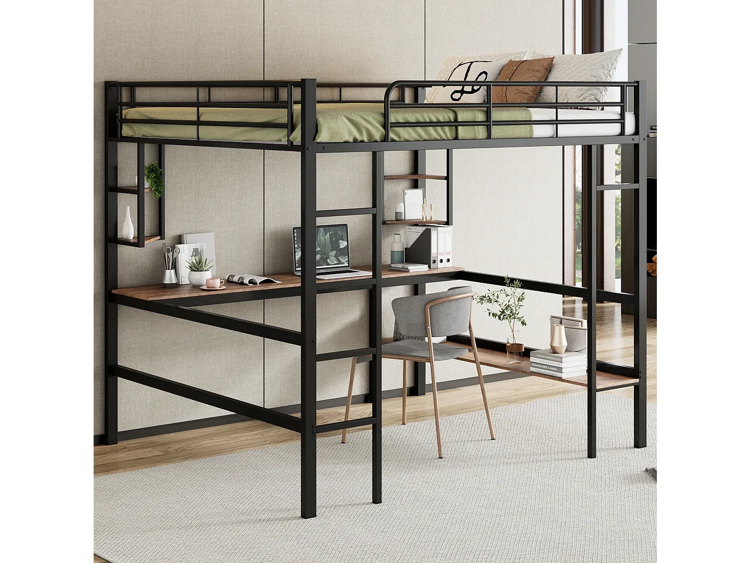 Schlafzimmer,Bereich Bett,Hochbett-Decorvorae