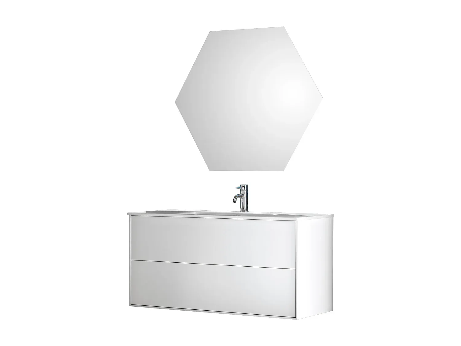 Badezimmer,Bereich Badezimmermöbel,Einzelwaschtisch-Decorvorae
