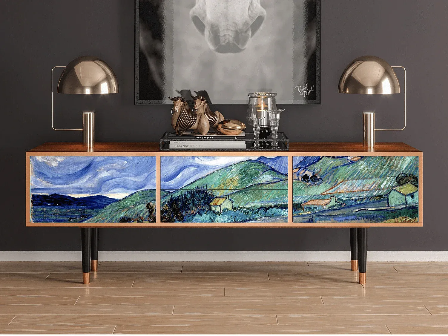 Wohnzimmer und Flur,Wohnzimmermöbel,TV-Board-Decorvorae