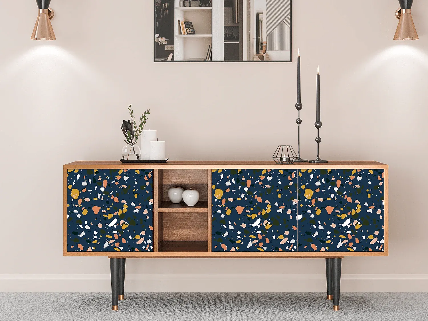 Wohnzimmer und Flur,Wohnzimmermöbel,TV-Board-Decorvorae