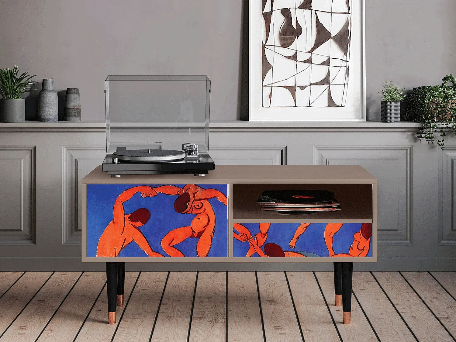 Wohnzimmer und Flur,Wohnzimmermöbel,TV-Board-Decorvorae