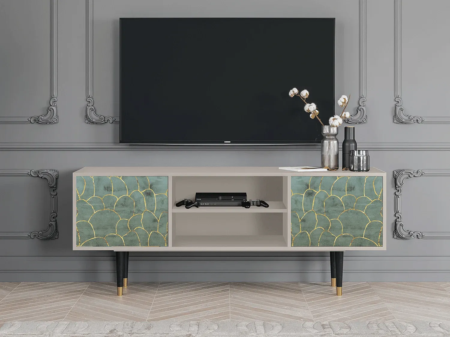 Wohnzimmer und Flur,Wohnzimmermöbel,TV-Board-Decorvorae