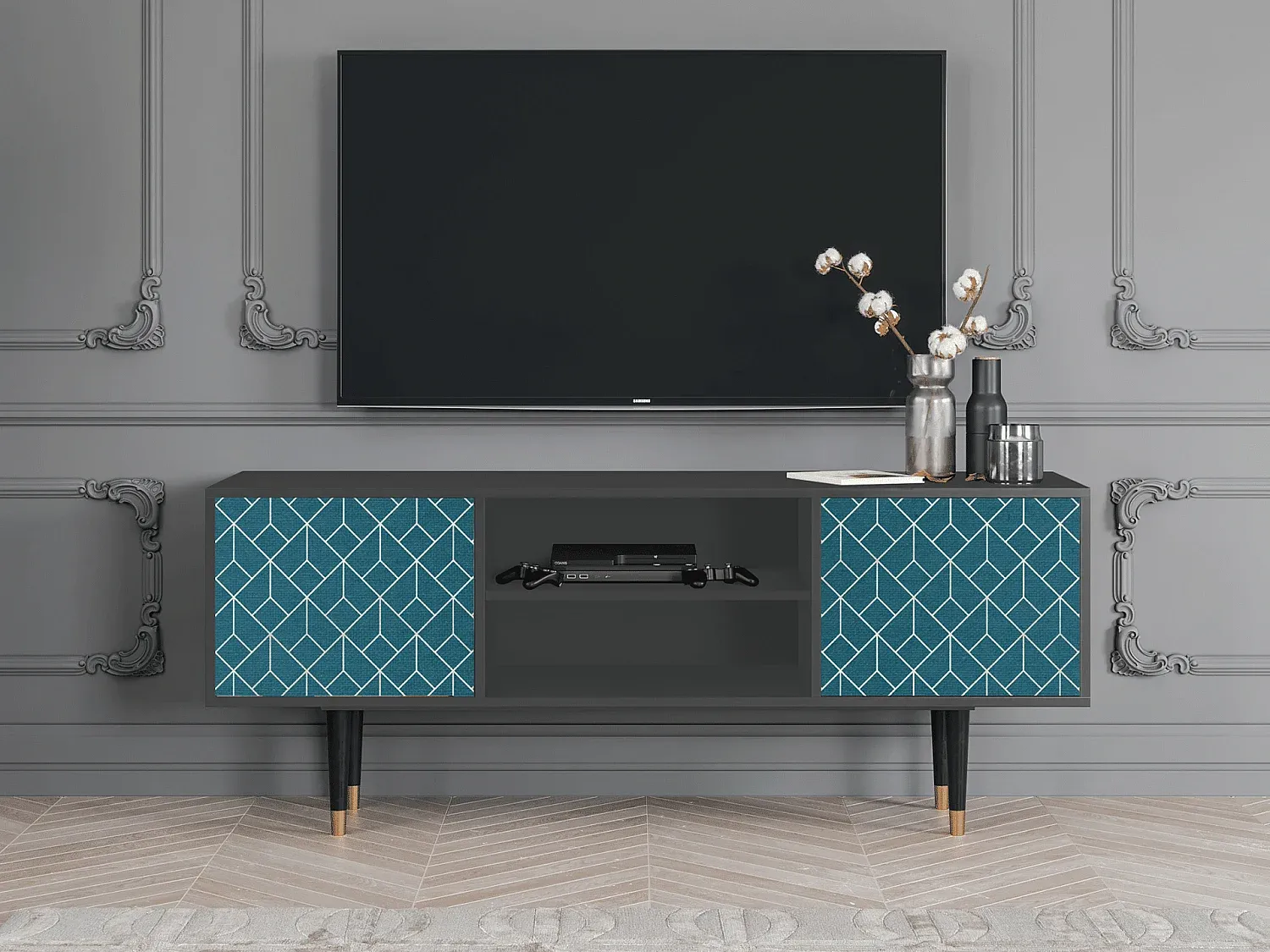 Wohnzimmer und Flur,Wohnzimmermöbel,TV-Board-Decorvorae