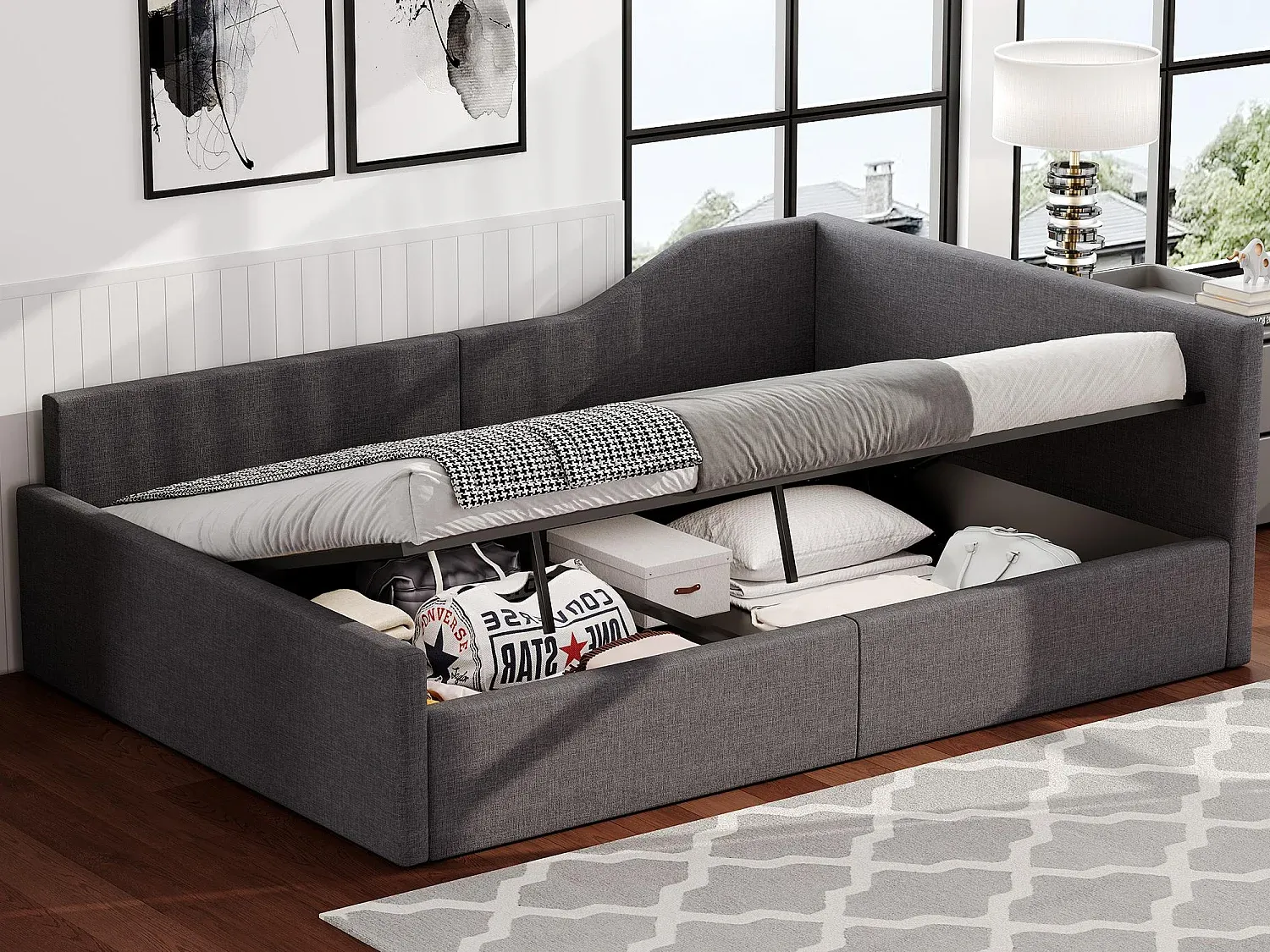 Schlafzimmer,Bereich Bett,Sofabett-Decorvorae