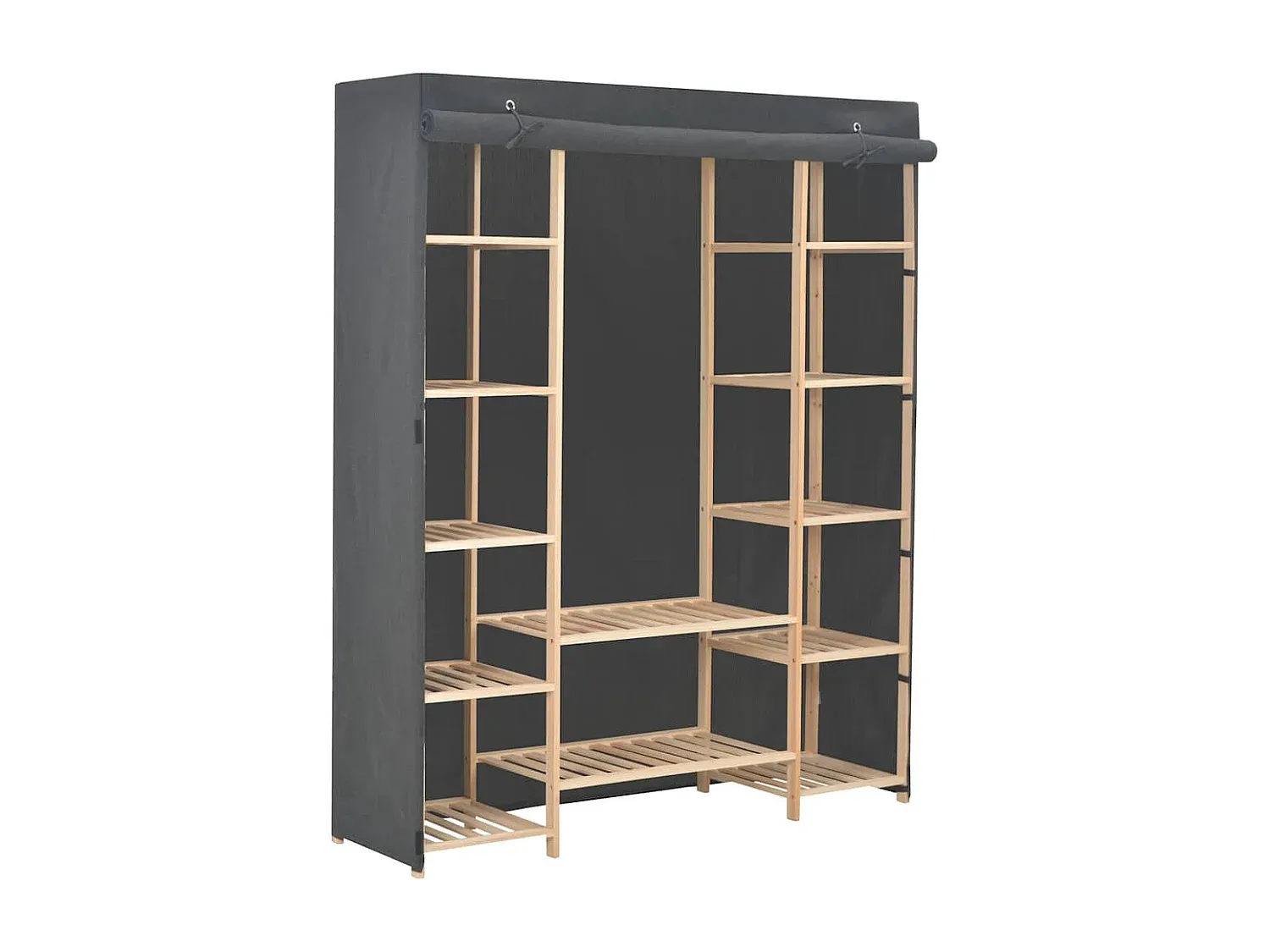 Schlafzimmer,Schlafzimmermöbel,Offener Kleiderschrank-Decorvorae
