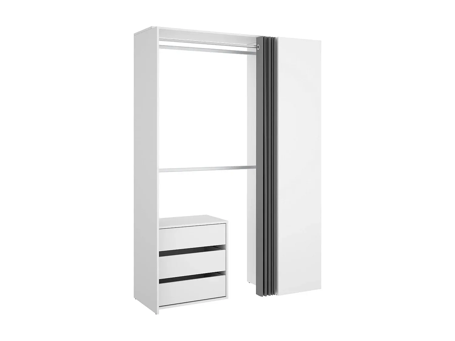 Schlafzimmer,Schlafzimmermöbel,Offener Kleiderschrank-Decorvorae