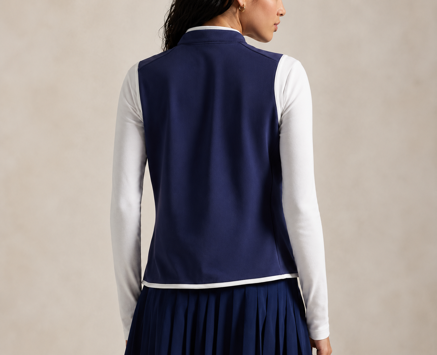 Deep Court Navy back view