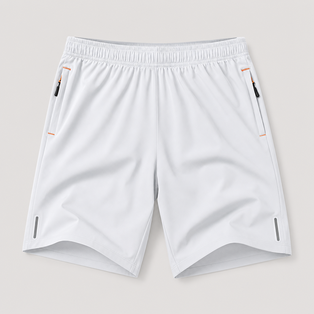 Light Gray men athletic training shorts SKU image