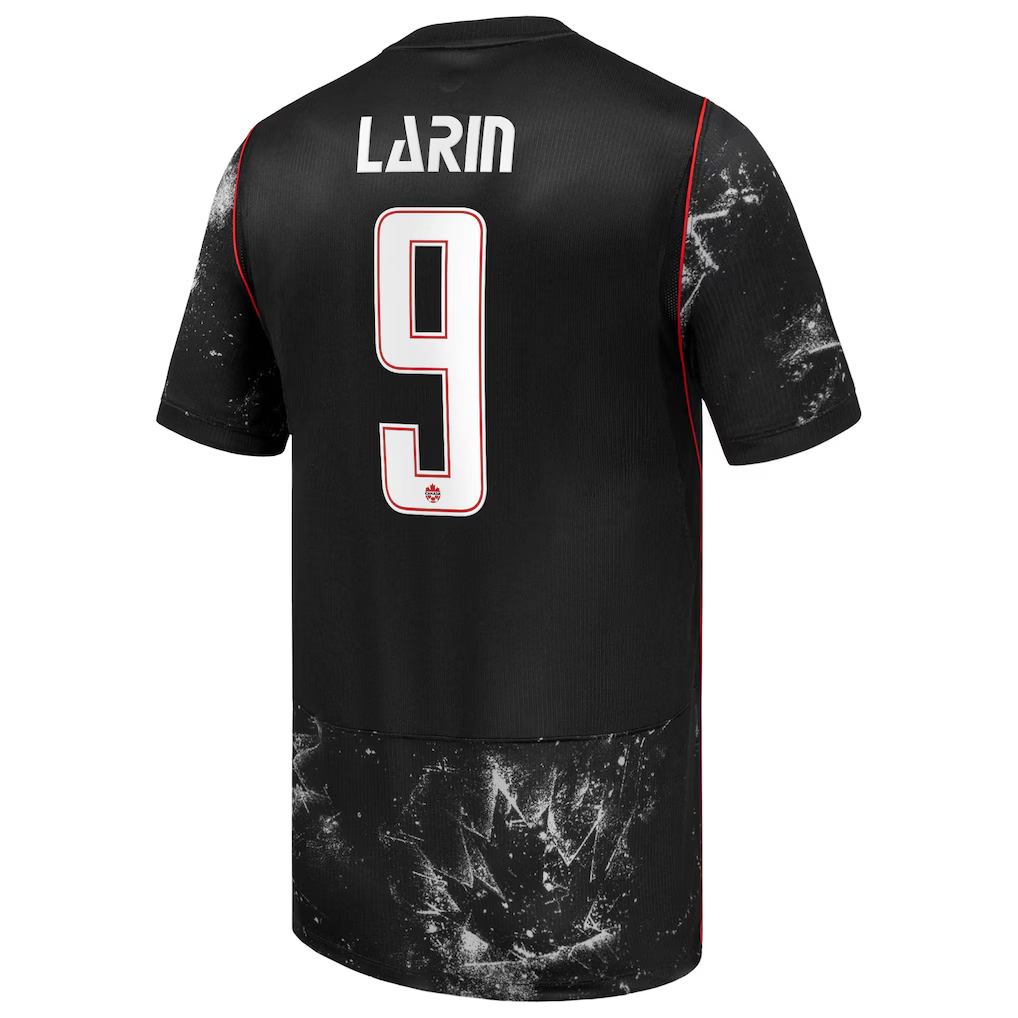 Canada Away Retro Soccer Jersey 2026 Black | Cyle Larin Edition