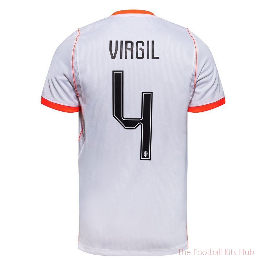 Holland Away Shirt World Cup 2026 VIRGIL 4-unisoccer store