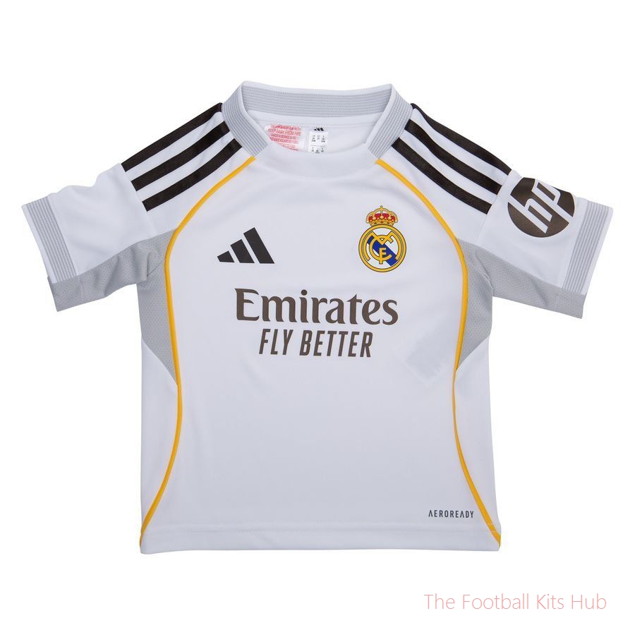 Real Madrid Home Shirt 2025/26 Mini-Kit Kids-unisoccer store