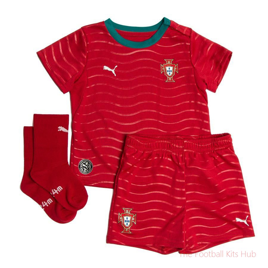 Portugal Home Shirt World Cup 2026 Baby-Kit Kids-unisoccer store