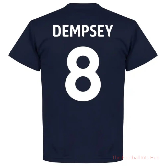 USA Clint Dempsey 8 Team T-Shirt - Navy-unisoccer store