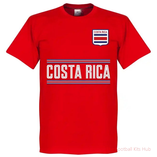 Costa Rica Team T-Shirt - Red-unisoccer store