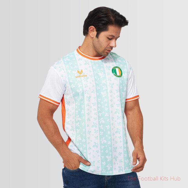 Ireland Legacy Football Jersey White (Wolvate) Adult Short Sleeve-unisoccer store