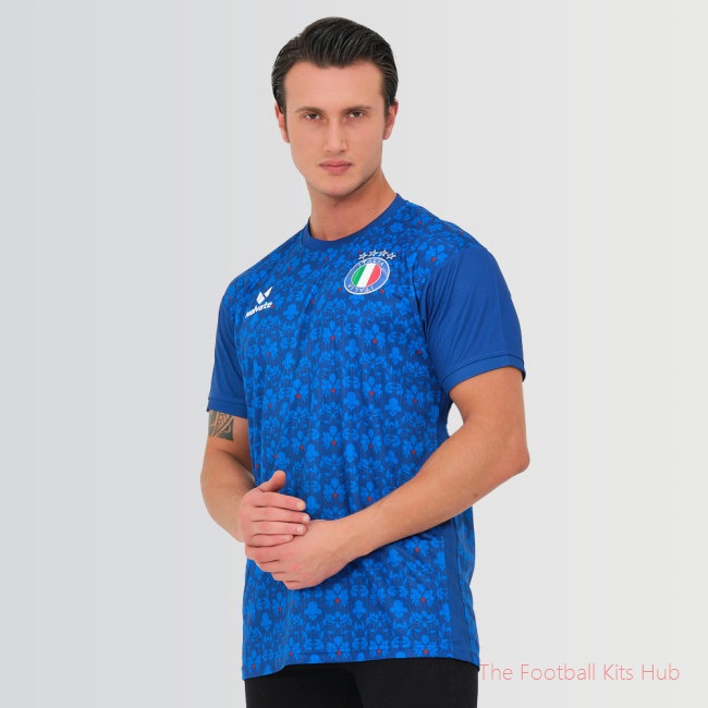 Italy Legacy Football Jersey Blue (Wolvate) Adult Short Sleeve-unisoccer store