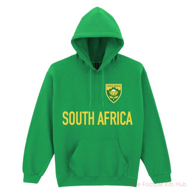 South Africa National Team Text Hoodie (Green)-unisoccer store