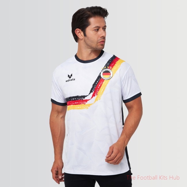 Germany Legacy Football Jersey (Wolvate) Adult Short Sleeve-unisoccer store