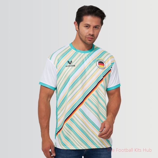 Germany Iconic Football Jersey (Wolvate) Adult Short Sleeve-unisoccer store