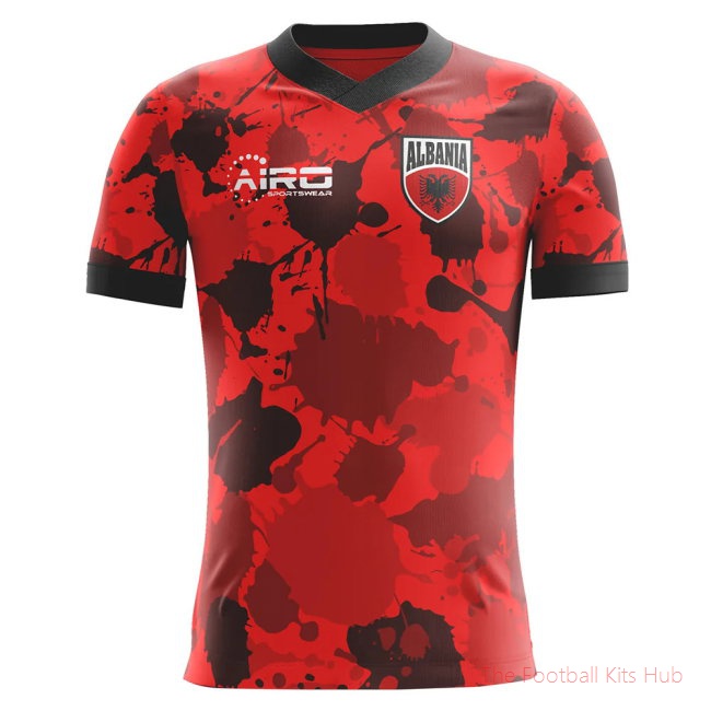 2025-2026 Albania Airo Concept Home Shirt (Xhaka 14) - Kids-unisoccer store