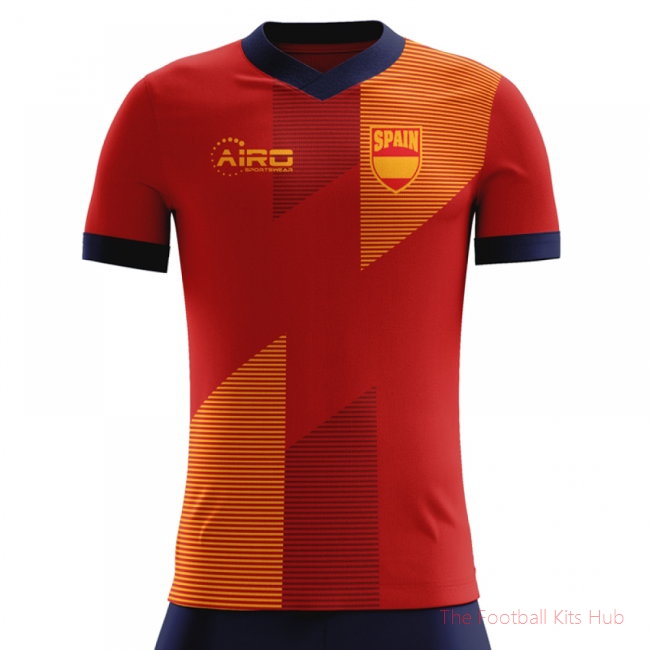 2025-2026 Spain Home Concept Football Shirt - Womens-unisoccer store