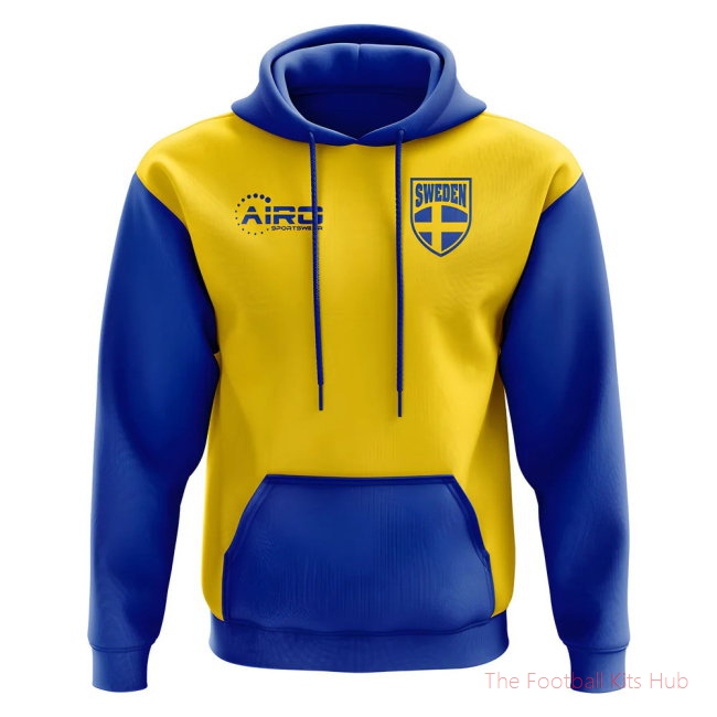 2025-2026 Sweden Home Concept Hoody (Kids)-unisoccer store