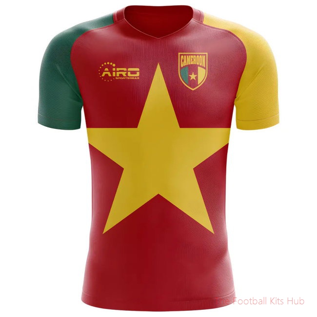 2025-2026 Cameroon Flag Concept Football Shirt - Baby-unisoccer store