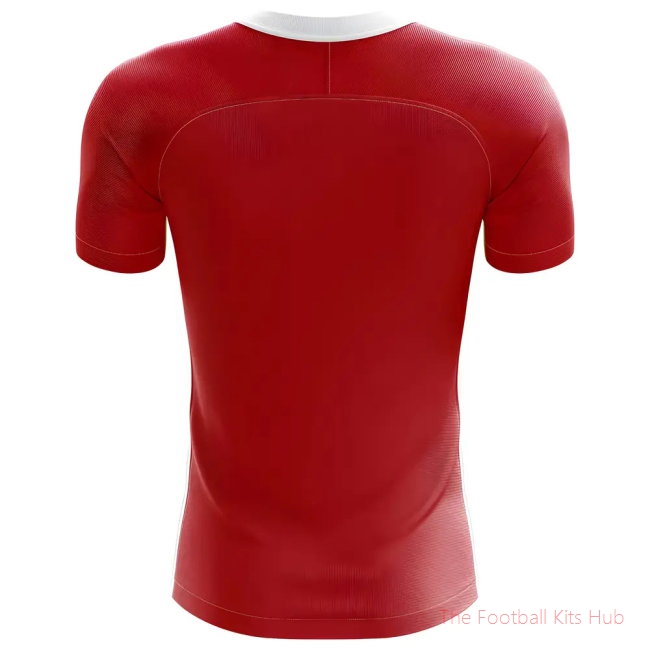 2025-2026 Denmark Flag Concept Football Shirt - Womens-unisoccer store