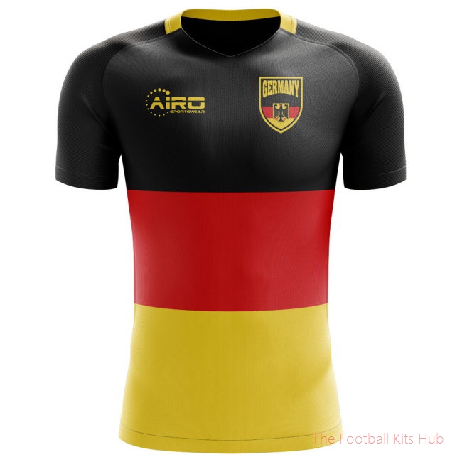2025-2026 Germany Flag Concept Football Shirt - Womens-unisoccer store